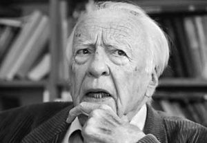 Prof. Hans-Georg Gadamer in seinem Heidelberger Arbeitszimmer Bild: Philipp Rothe, 01.11.1999